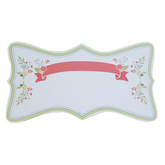 C&F Wooden Floral Garden Ribbon Plain Board